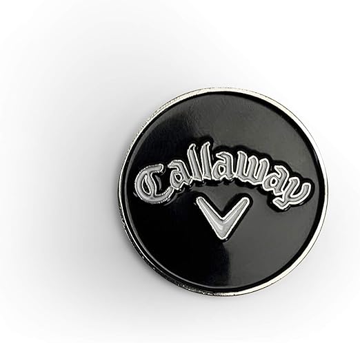 callaway golf 中性款 2020 callaway 磁性对准球标,黑色/白色,均码